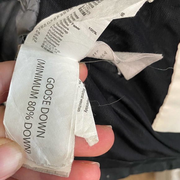 Fjallraven Women's Sarek Parka Coat Down Black Size L but fits like M - Picture 8 of 10